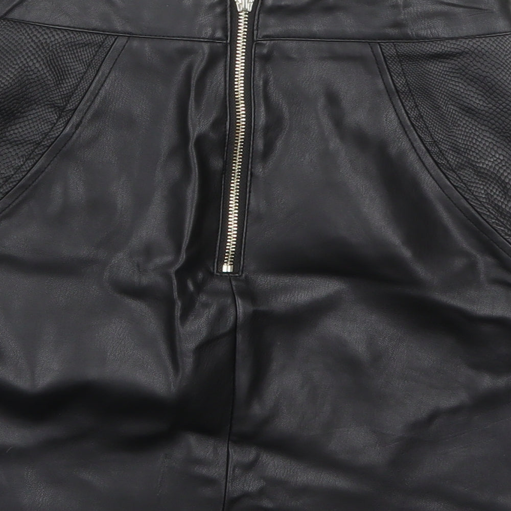 River Island Womens Black   A-Line Skirt Size 6