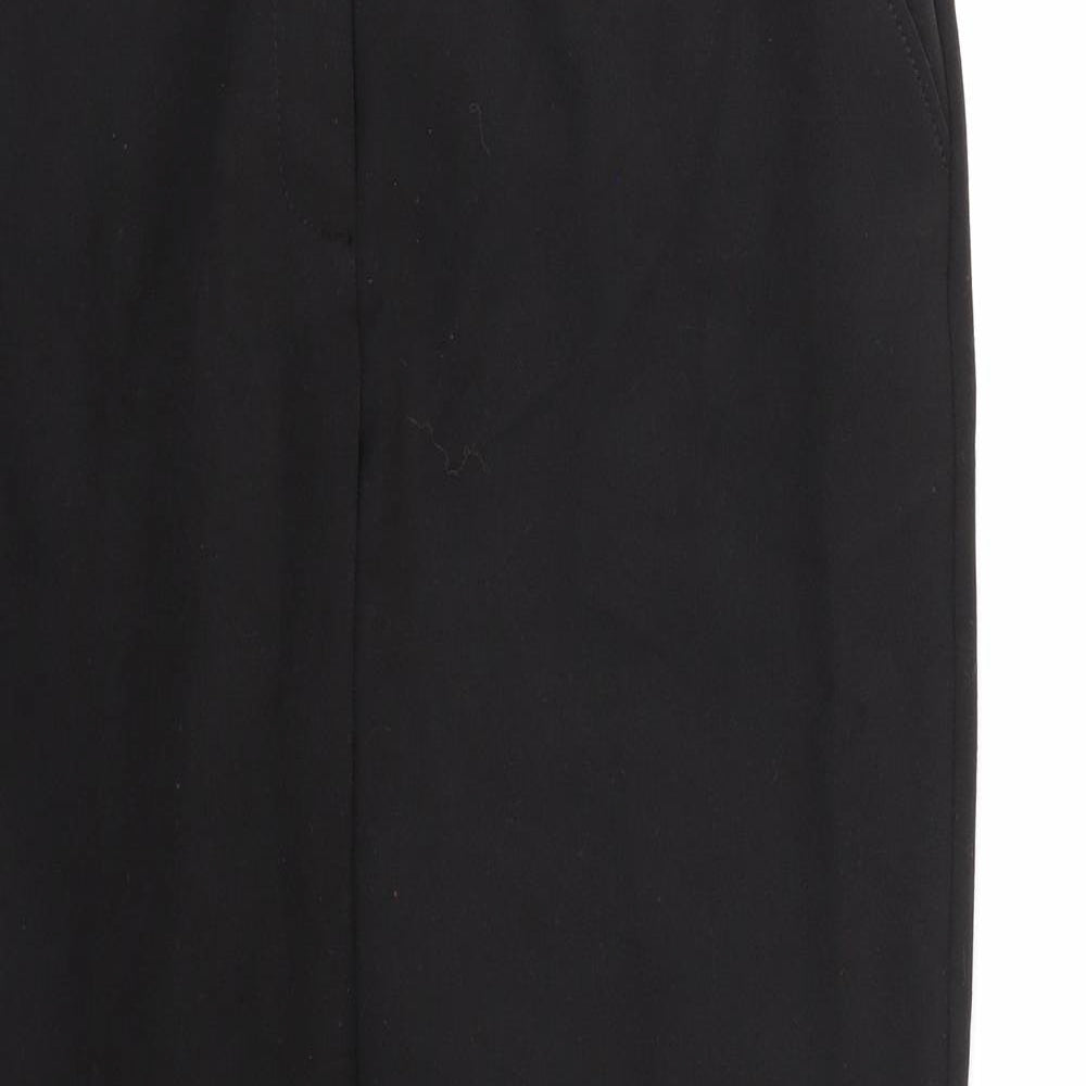 Bonmarché Womens Black  Rayon Trousers  Size 12 L26 in