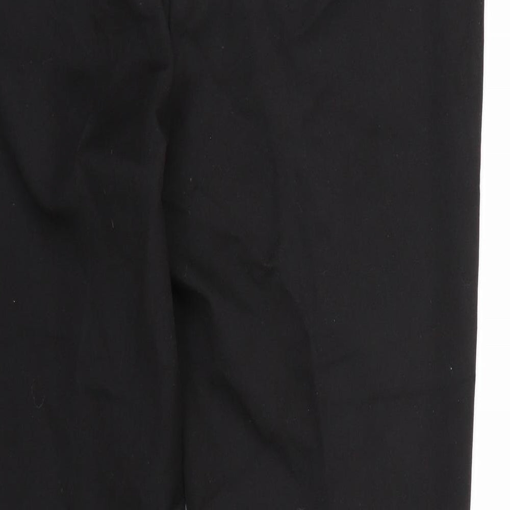 Bonmarché Womens Black  Rayon Trousers  Size 12 L26 in