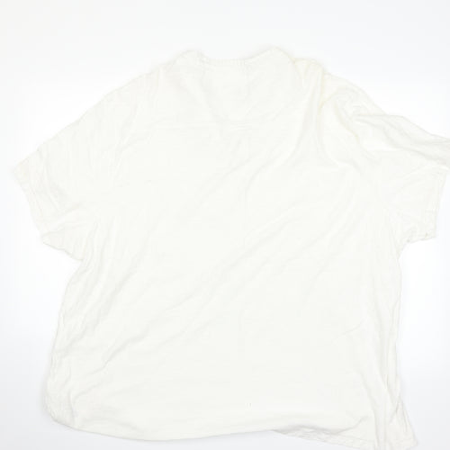 Preworn Mens Beige    T-Shirt Size 3XL