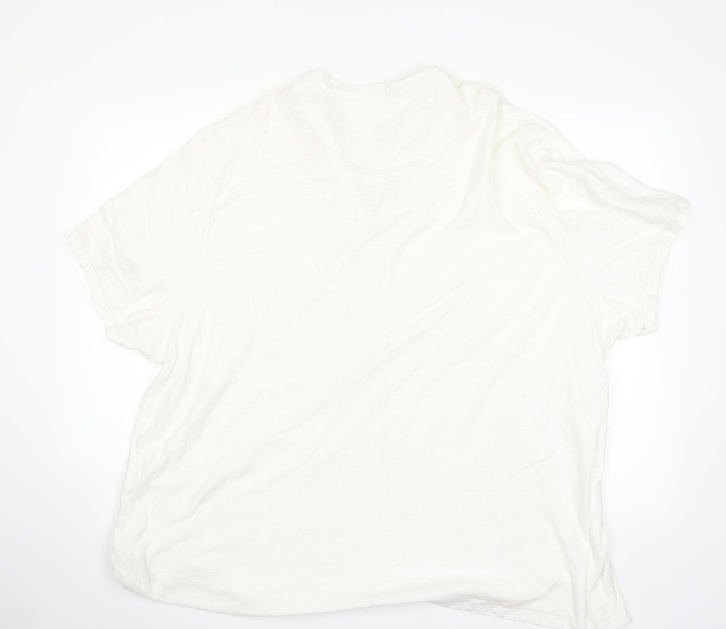 Preworn Mens Beige    T-Shirt Size 3XL
