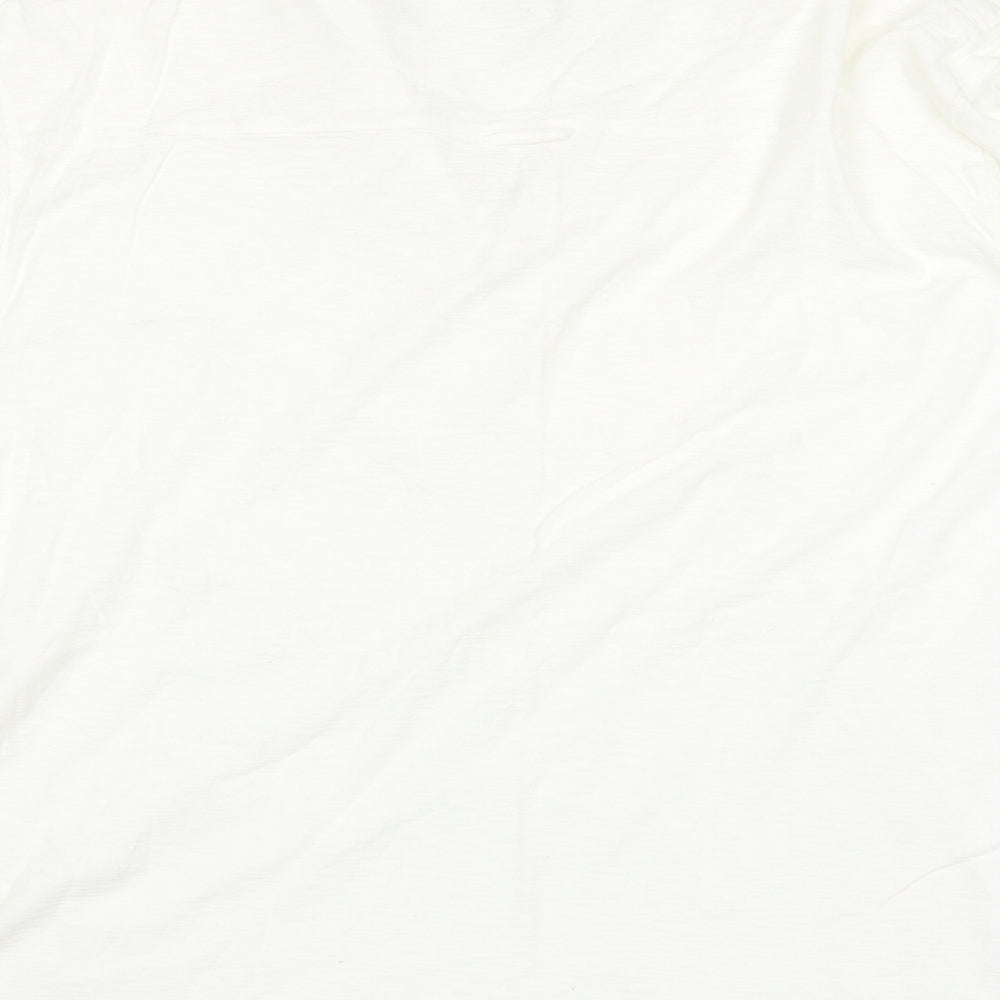 Preworn Mens Beige    T-Shirt Size 3XL