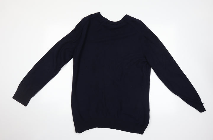 H&M Womens Black   Pullover Jumper Size M