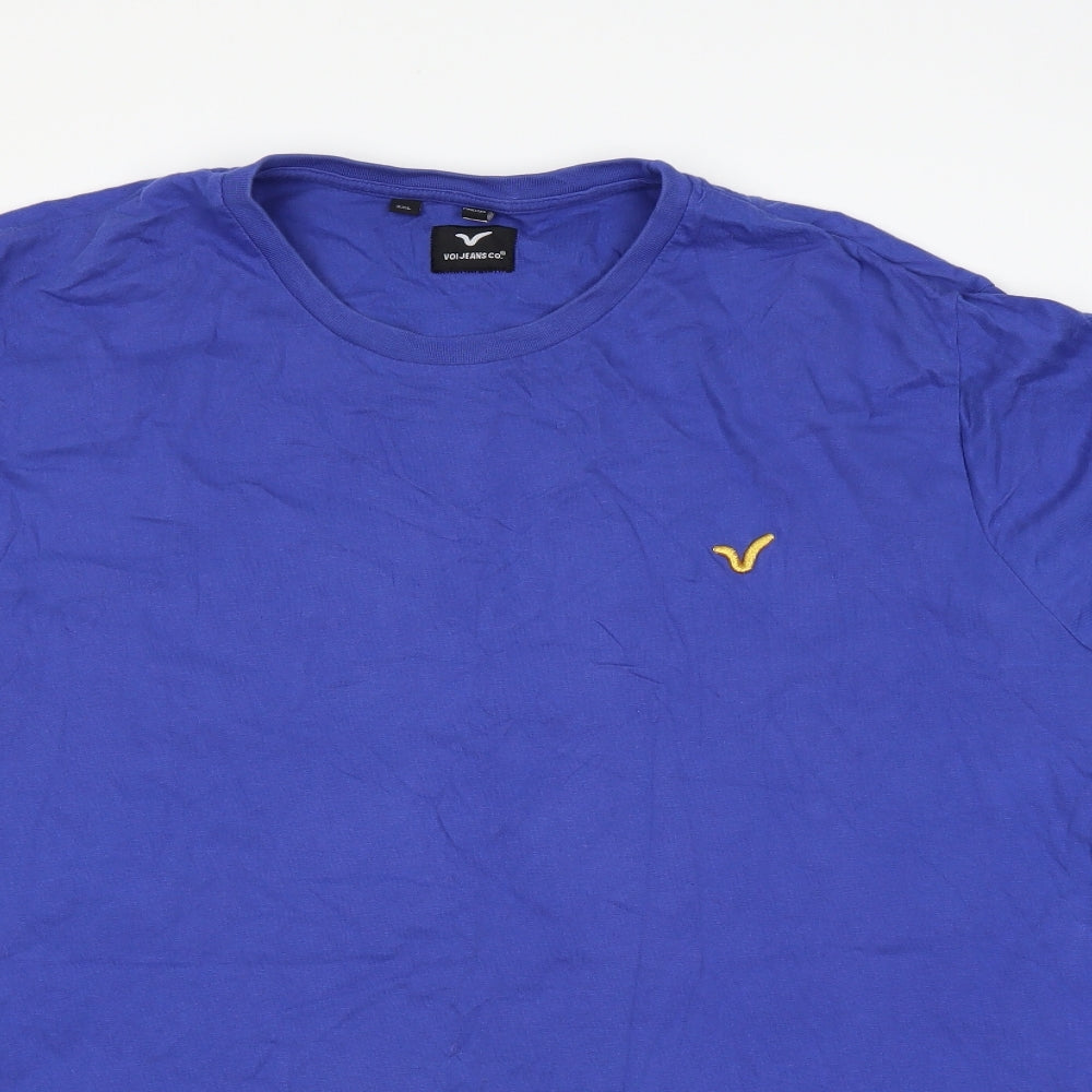 Voi Mens Purple    T-Shirt Size 3XL