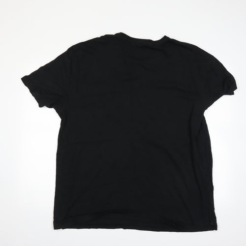 Slazenger Mens Black    T-Shirt Size 4XL