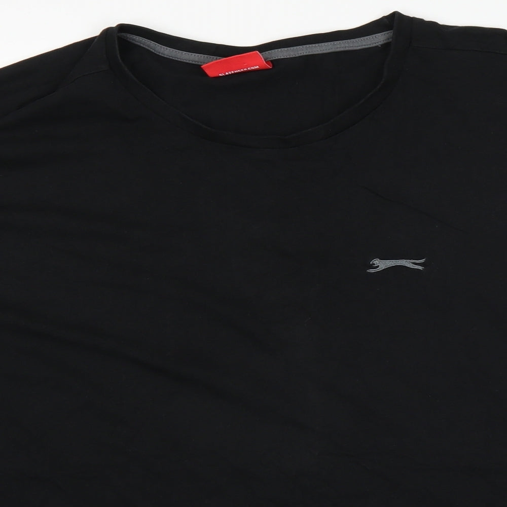 Slazenger Mens Black    T-Shirt Size 4XL