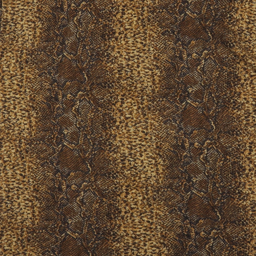 Adrienne Vittadini Womens Brown Animal Print  Basic T-Shirt Size 10