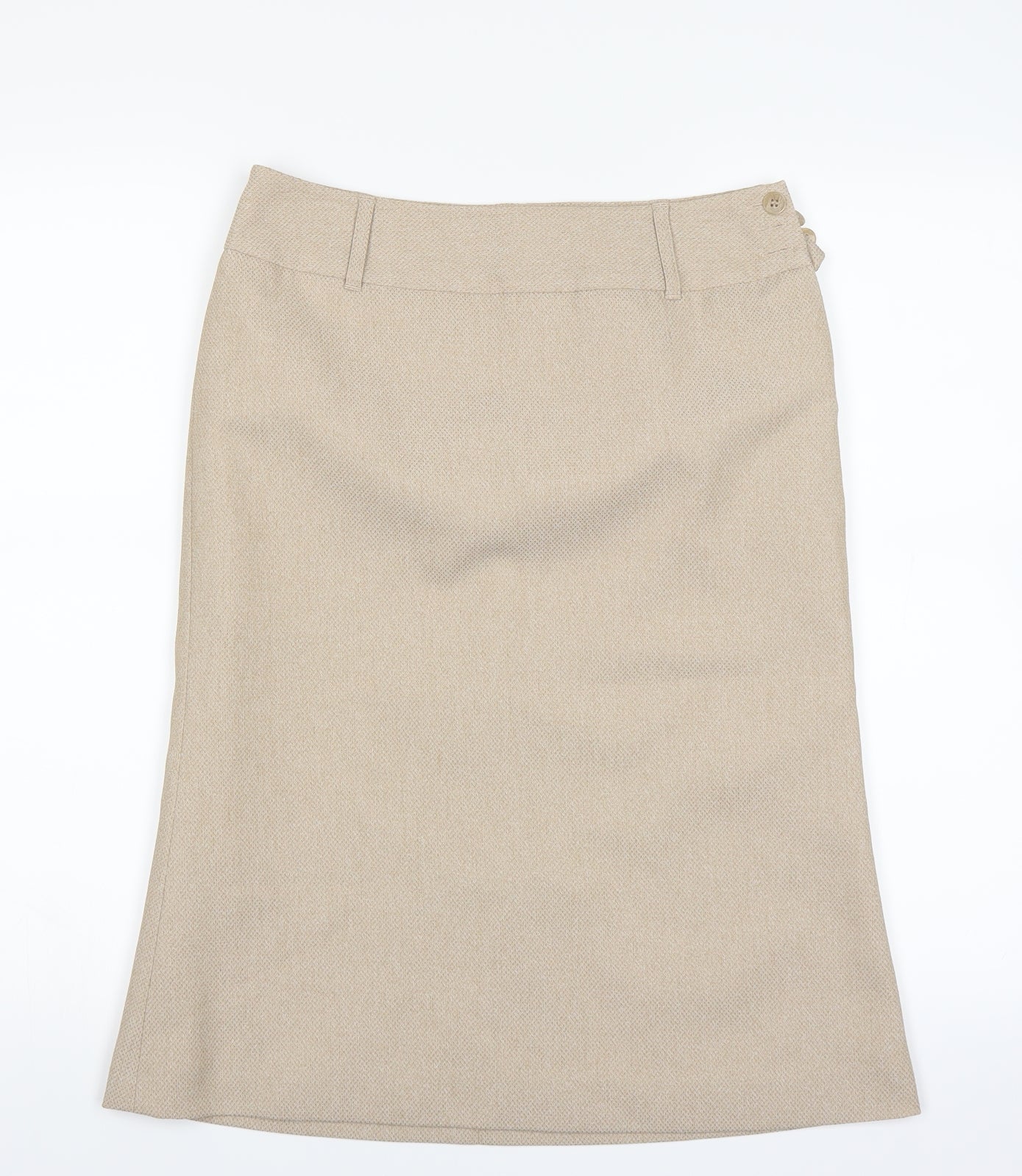 NEXT Womens Beige   Straight & Pencil Skirt Size 8