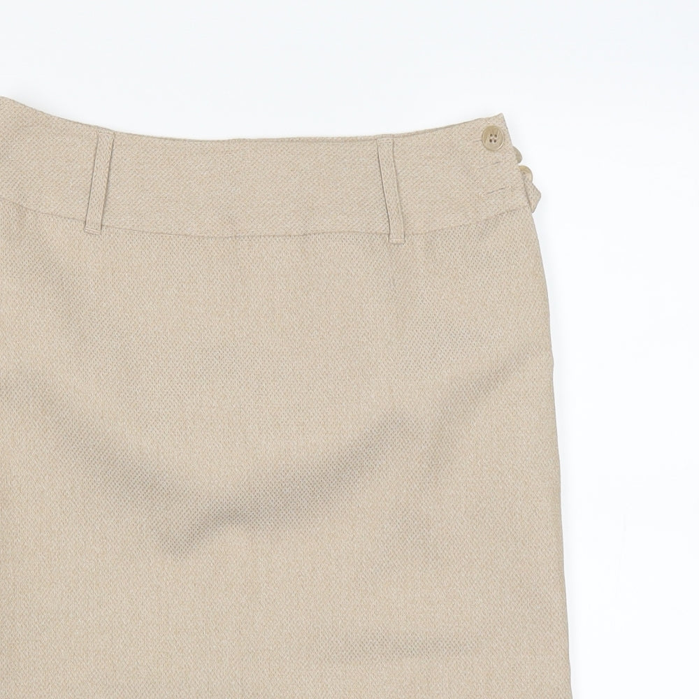 NEXT Womens Beige   Straight & Pencil Skirt Size 8