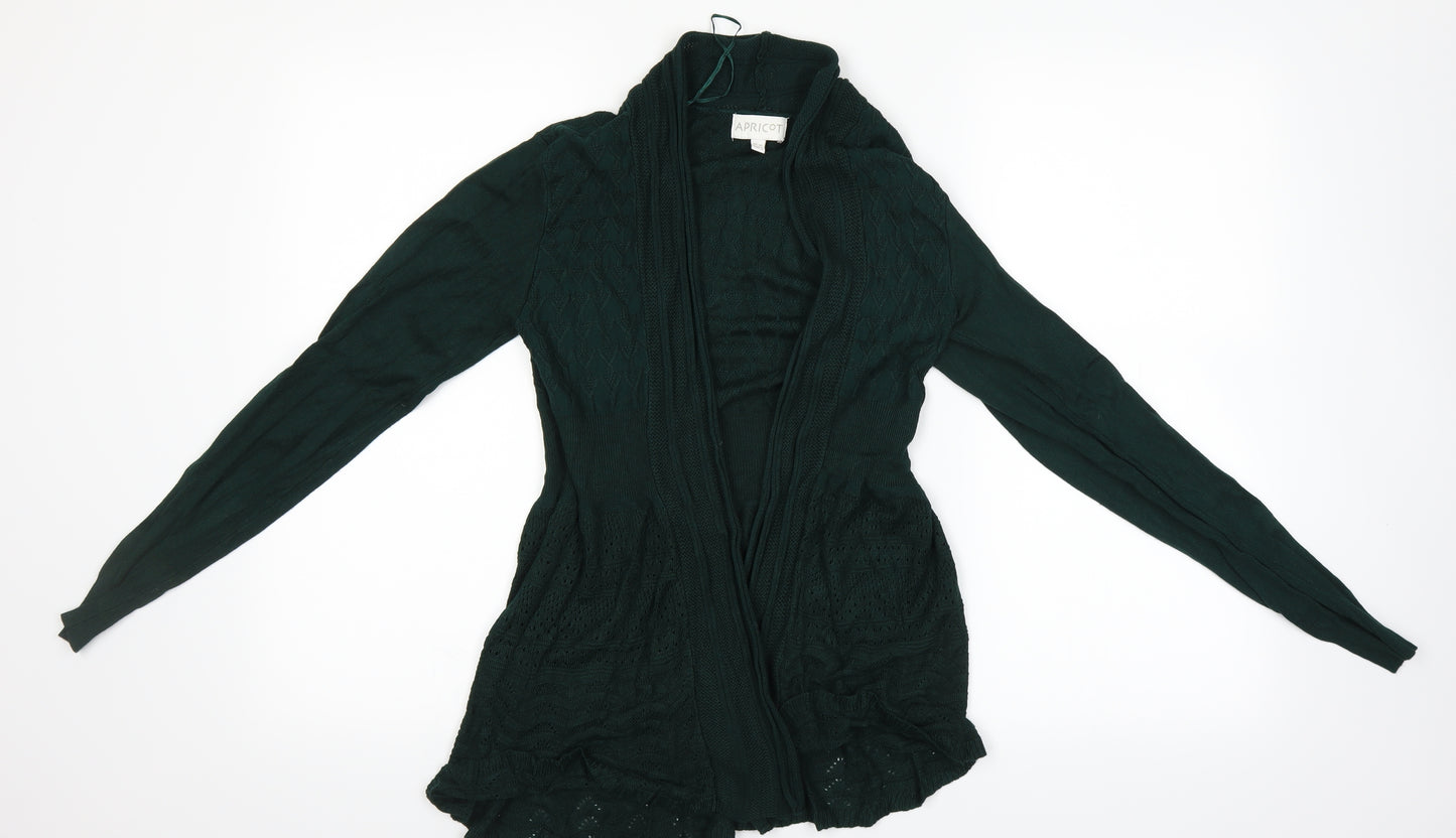Apricot Womens Green   Cardigan Jumper Size 10