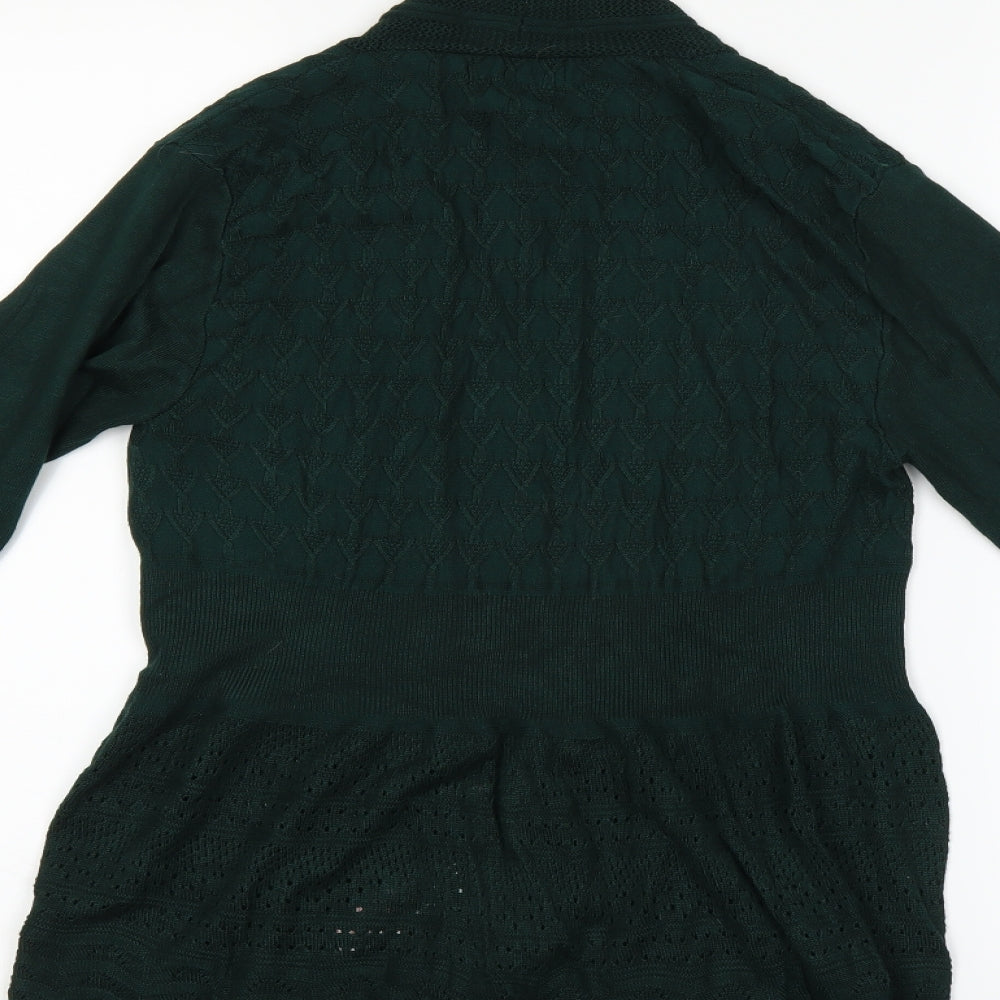 Apricot Womens Green   Cardigan Jumper Size 10