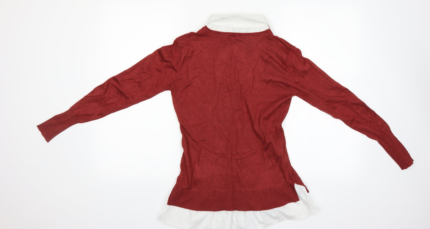Apricot Womens Orange   Pullover Jumper Size 12