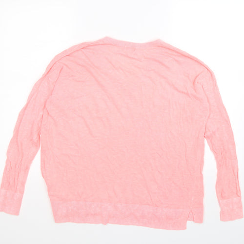 Gap Womens Pink  Knit Pullover Jumper Size M  - neon