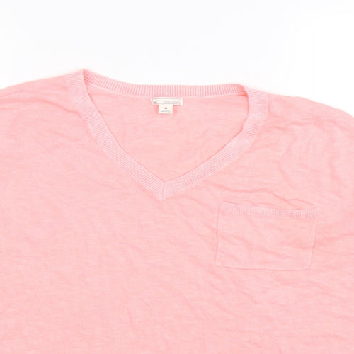 Gap Womens Pink  Knit Pullover Jumper Size M  - neon