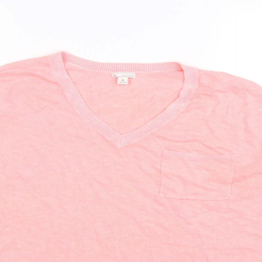 Gap Womens Pink  Knit Pullover Jumper Size M  - neon