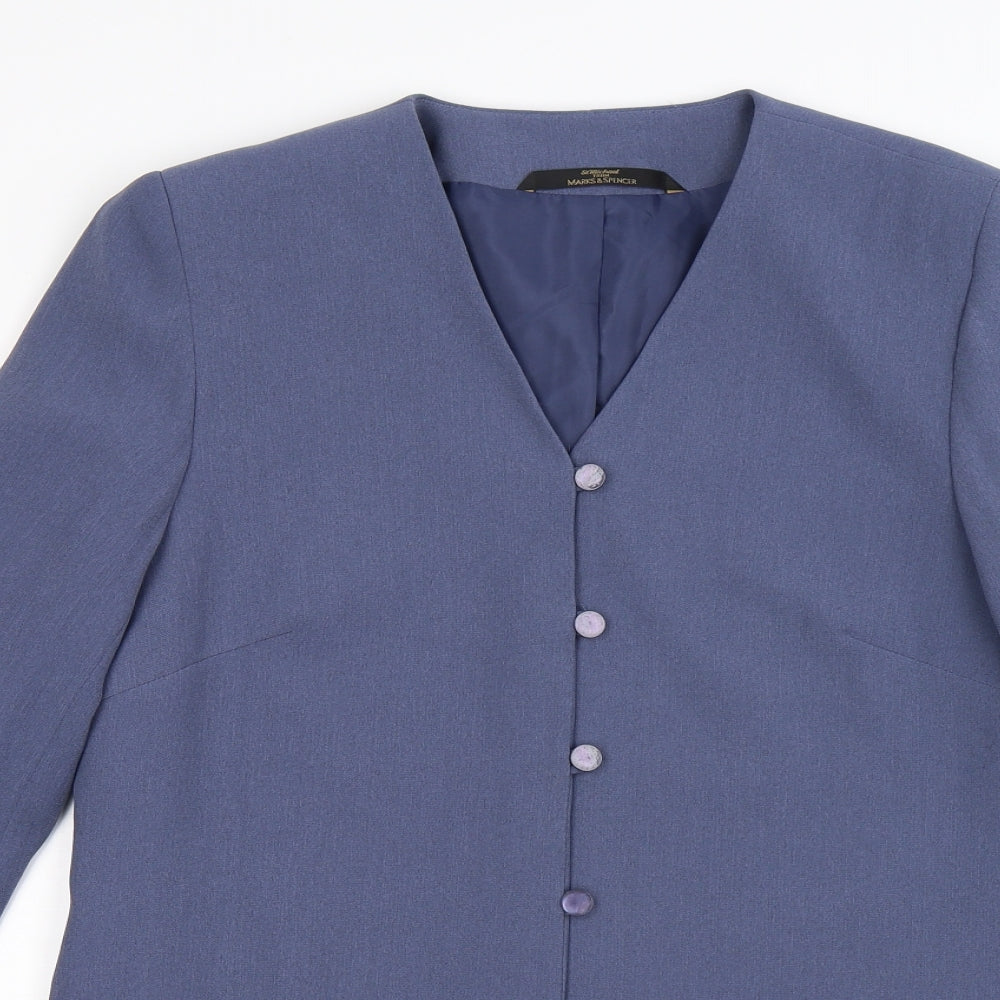 Marks and Spencer Womens Blue   Jacket  Size 12