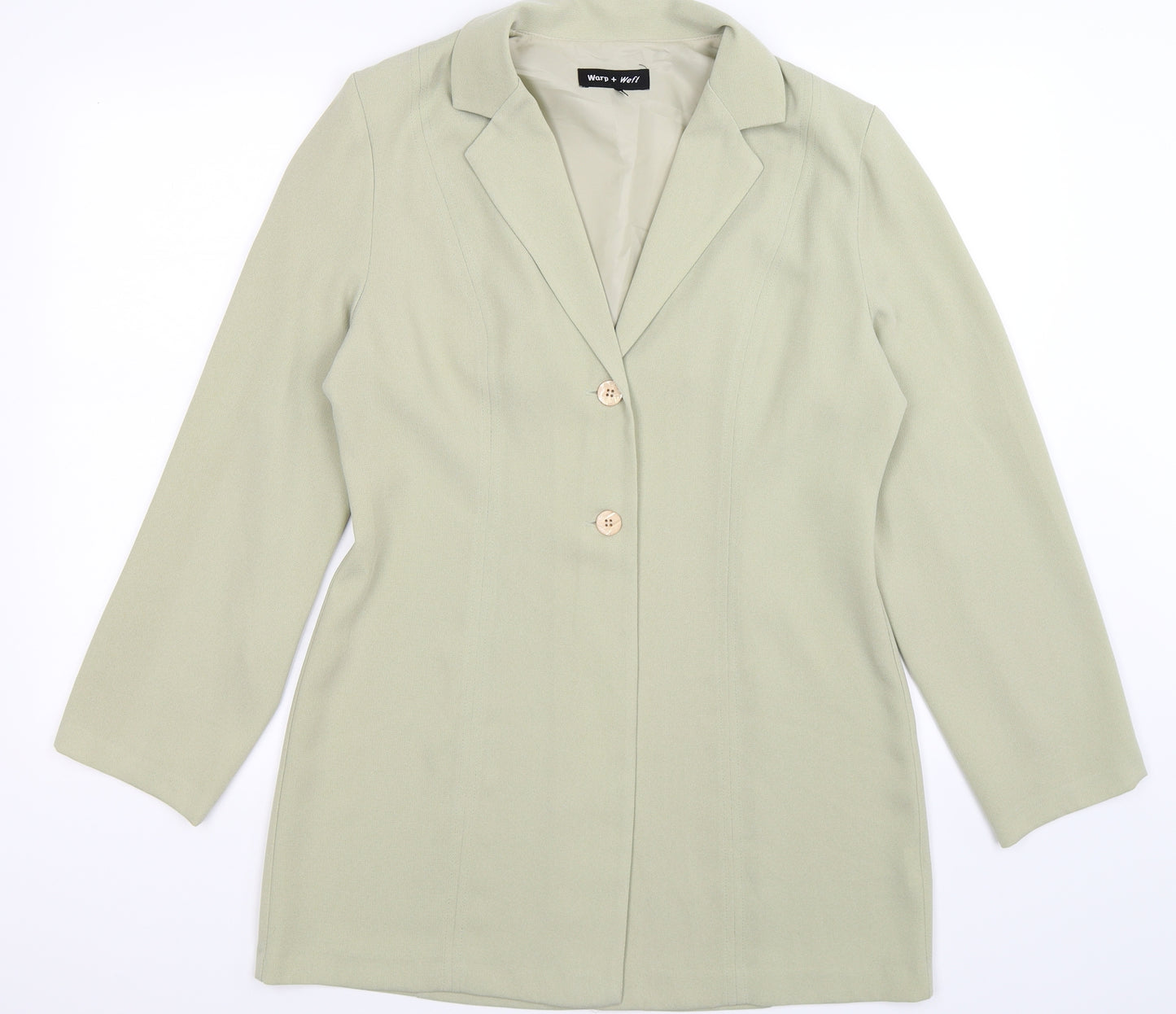 Warp + Weft Womens Green   Cardigan Jumper Size 14