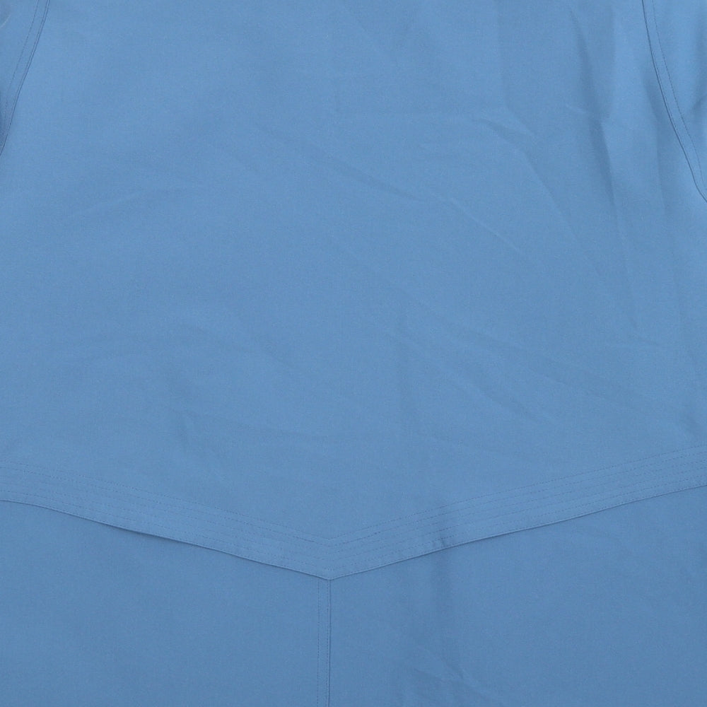 David Barry Womens Blue   Windbreaker Coat Size 20