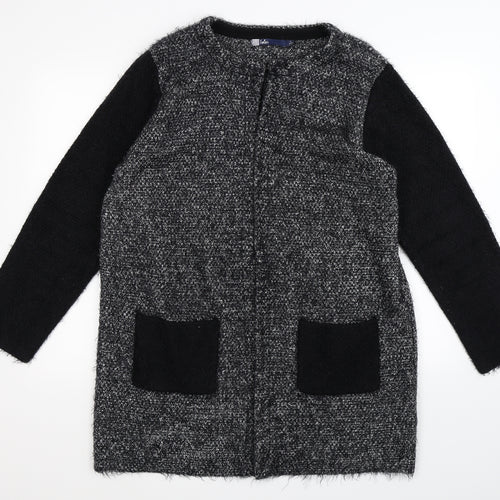 isle Womens Grey   Cardigan Jumper Size L