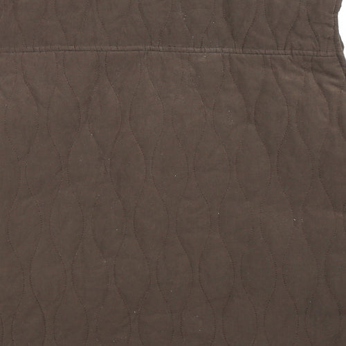 tayberry Womens Brown   Gilet Coat Size M