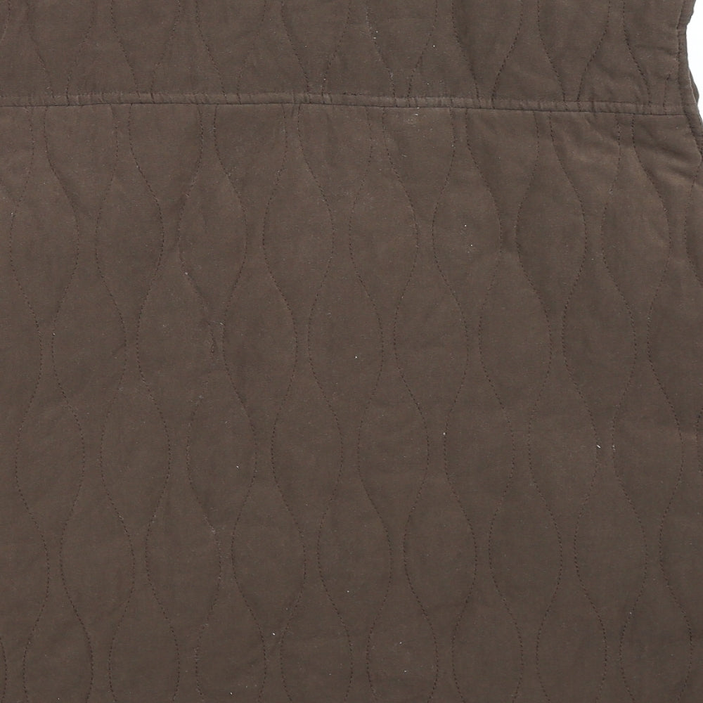 tayberry Womens Brown   Gilet Coat Size M