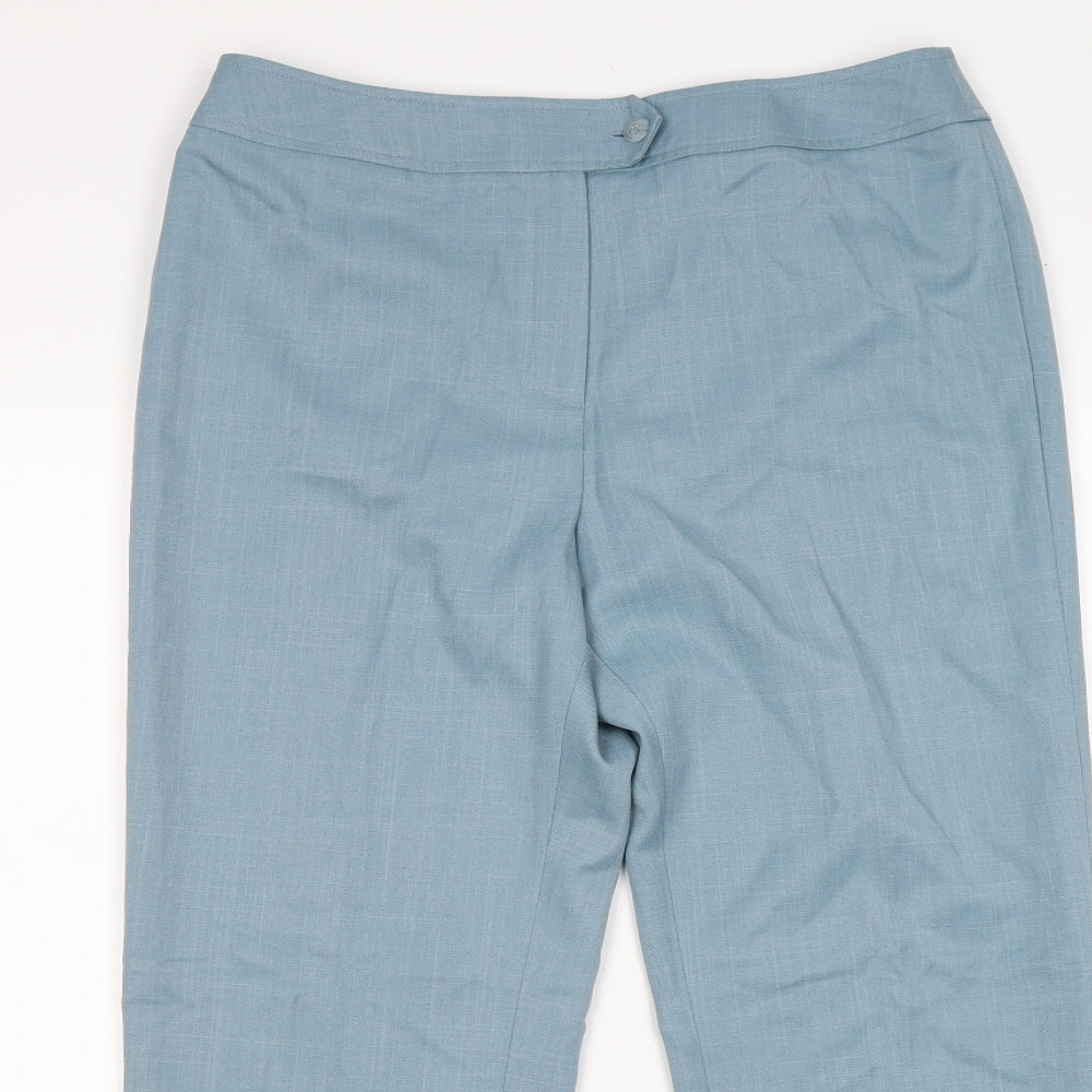 George Womens Blue   Trousers  Size 12 L27 in