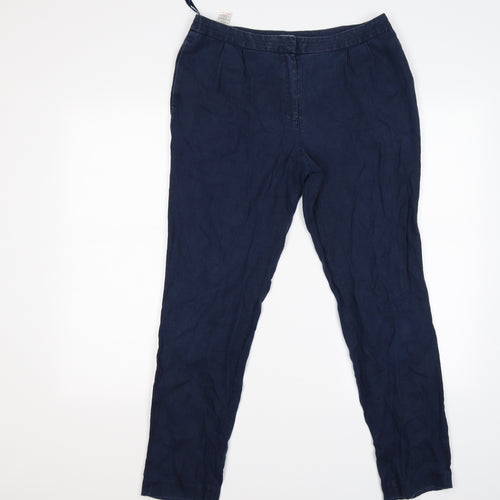 NEXT Womens Blue   Trousers  Size 10 L27 in