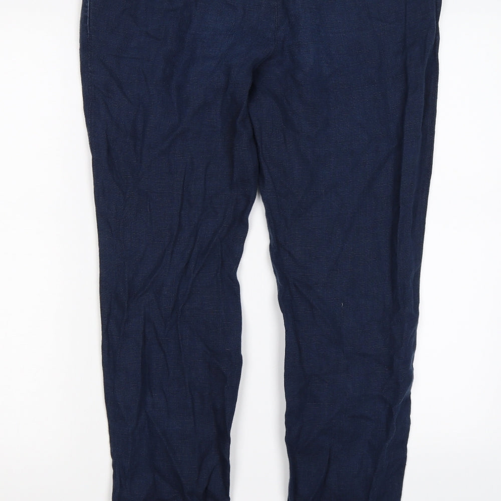 NEXT Womens Blue   Trousers  Size 10 L27 in