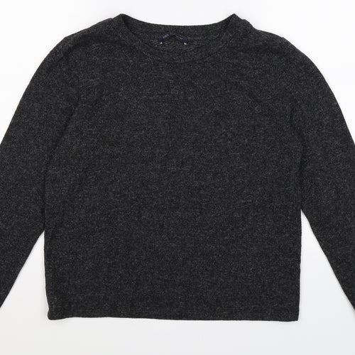 Marks and Spencer Womens Grey  Knit Pullover Jumper Size 14