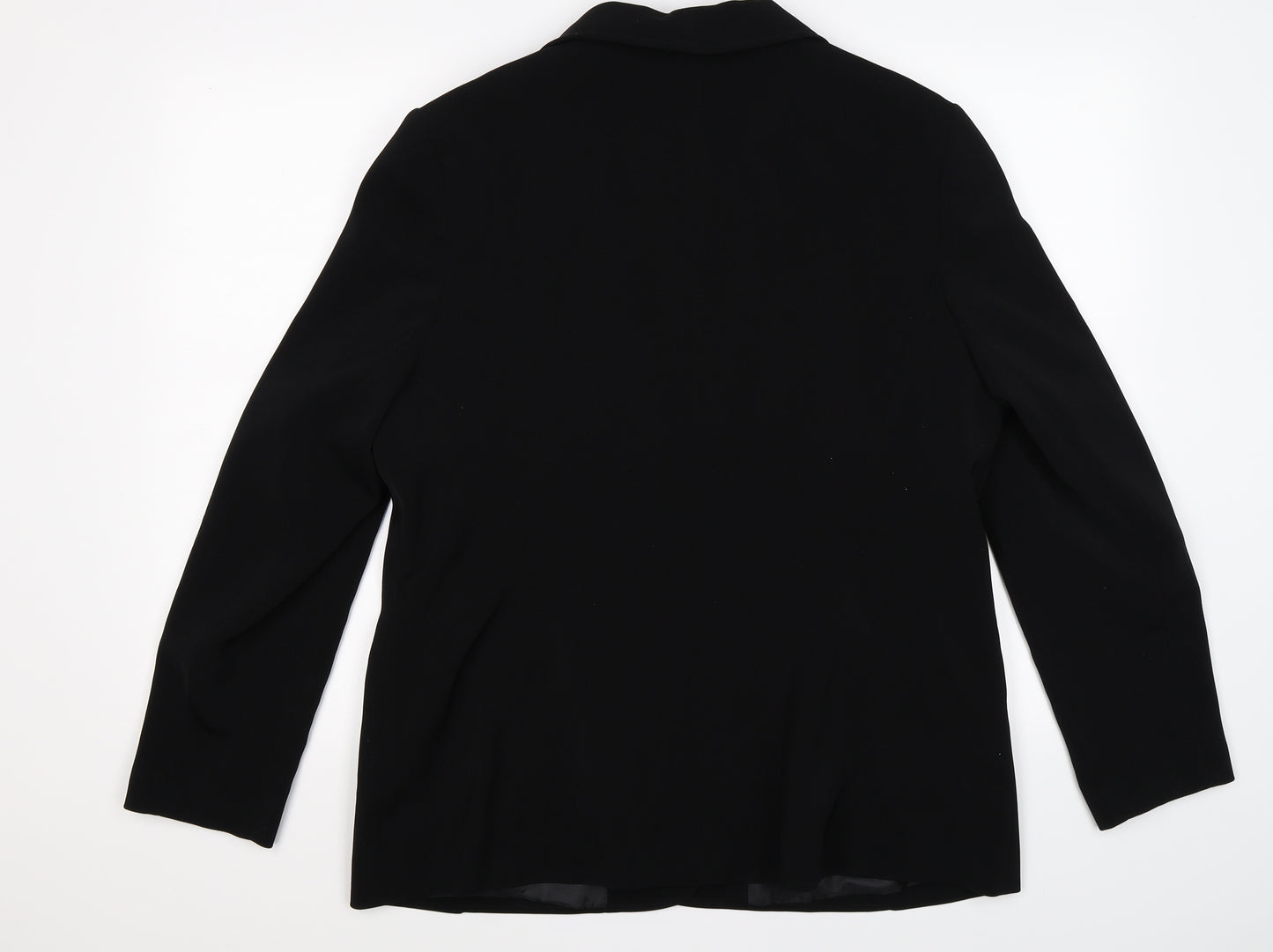 AMARANTO Womens Black   Jacket Blazer Size 18