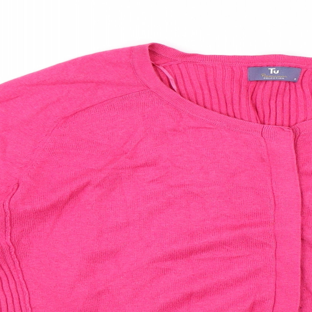 TU Womens Pink   Cardigan Jumper Size 18