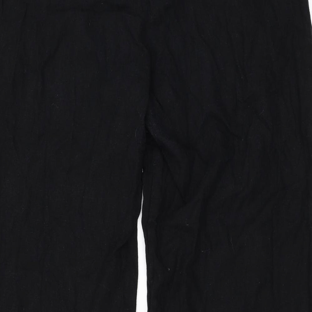 Debenhams Womens Black   Trousers  Size 16 L27 in