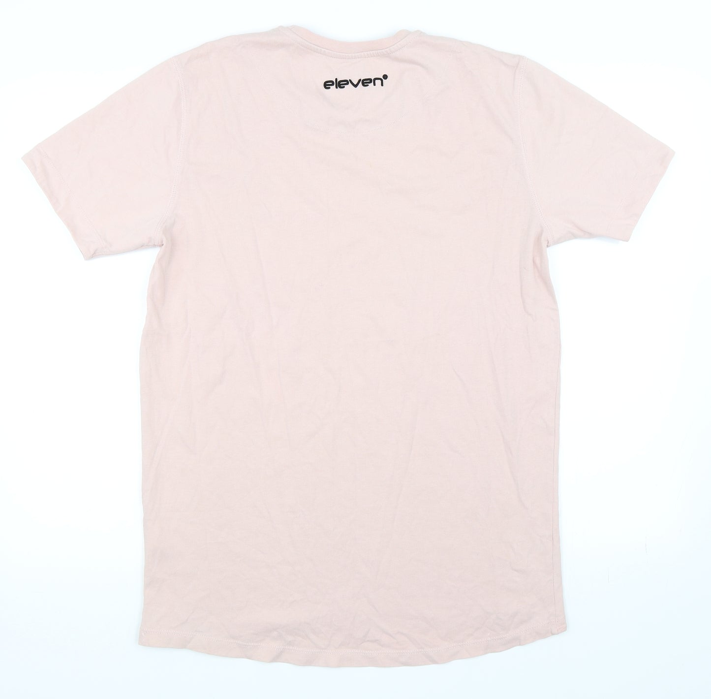 11 degrees Mens Pink    T-Shirt Size L