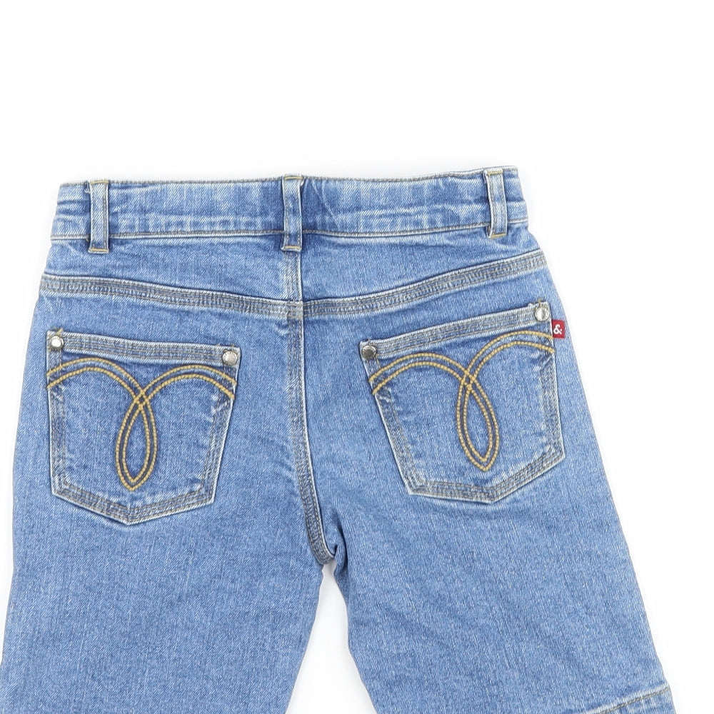 Neck & Neck Boys Blue  Denim Bermuda Shorts Size 6-7 Years