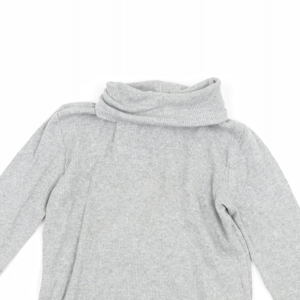 Gap Girls Grey   Pullover Jumper Size 6-7 Years