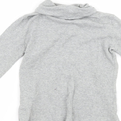 Gap Girls Grey   Pullover Jumper Size 6-7 Years