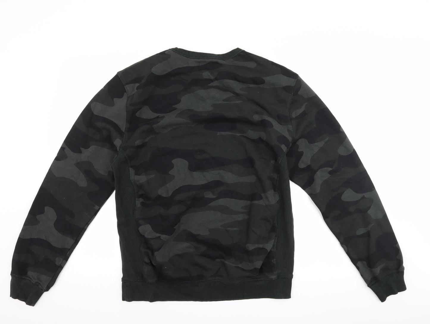 F&F Mens Grey Camouflage  Pullover Sweatshirt Size L