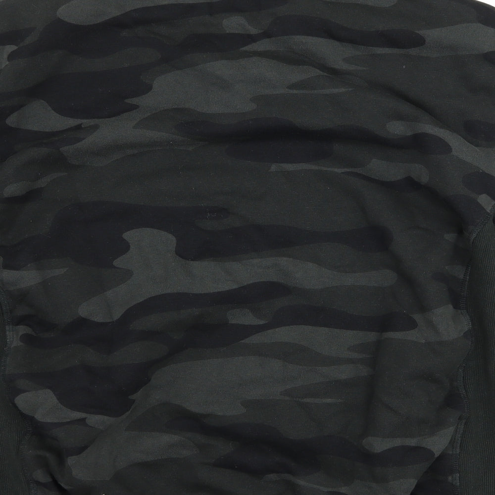 F&F Mens Grey Camouflage  Pullover Sweatshirt Size L