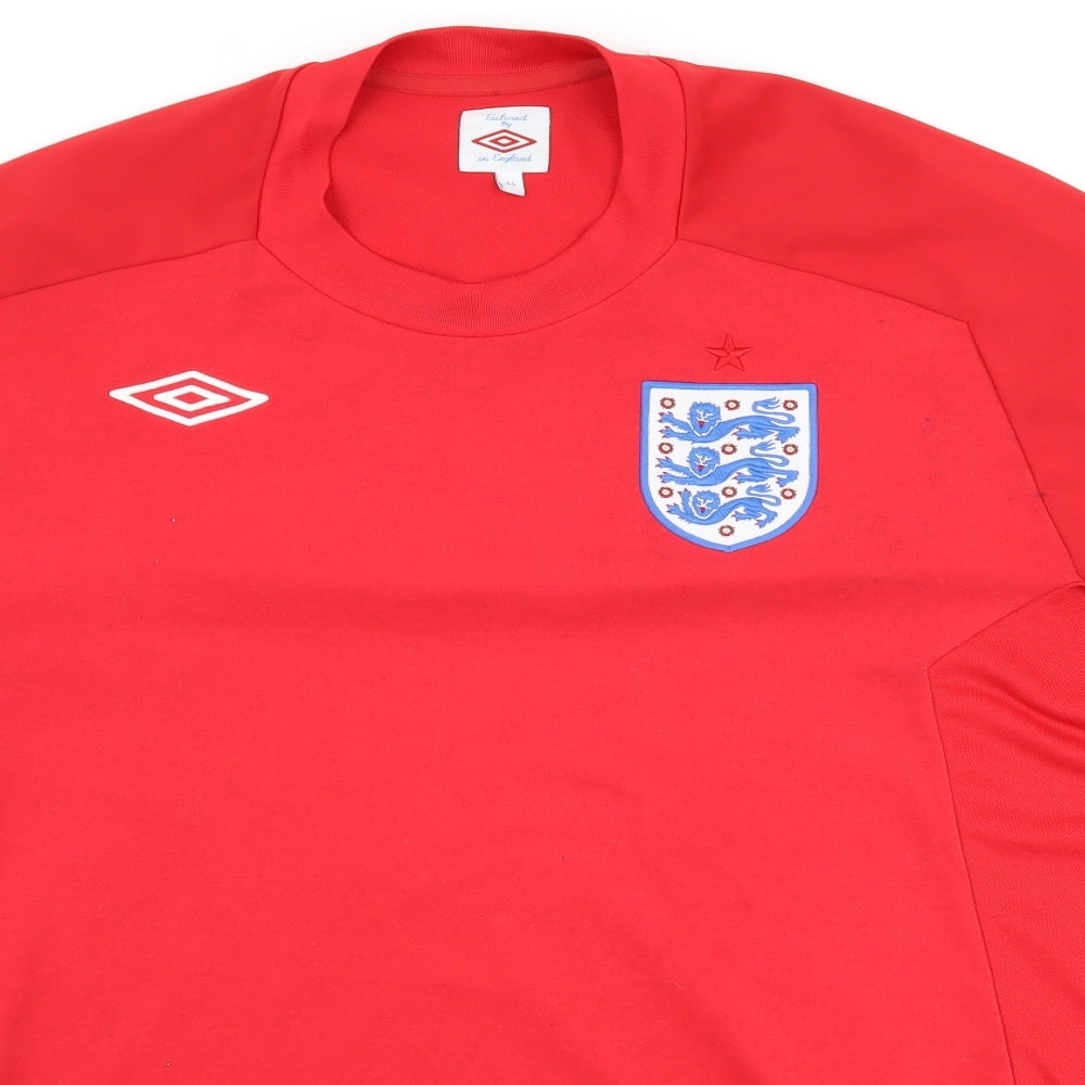 Umbro Mens Red    T-Shirt Size XL  - England