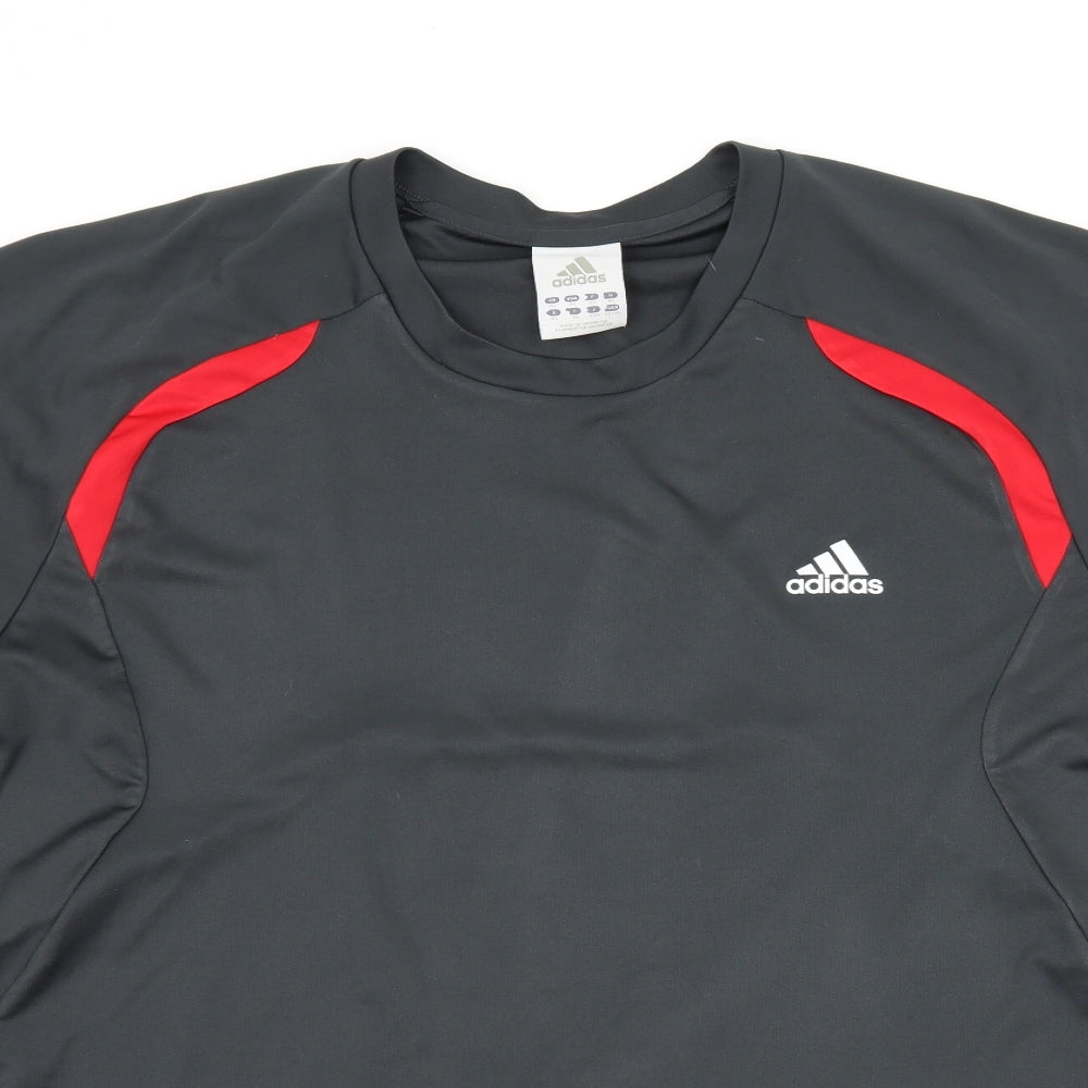 adidas Mens Grey    T-Shirt Size XL