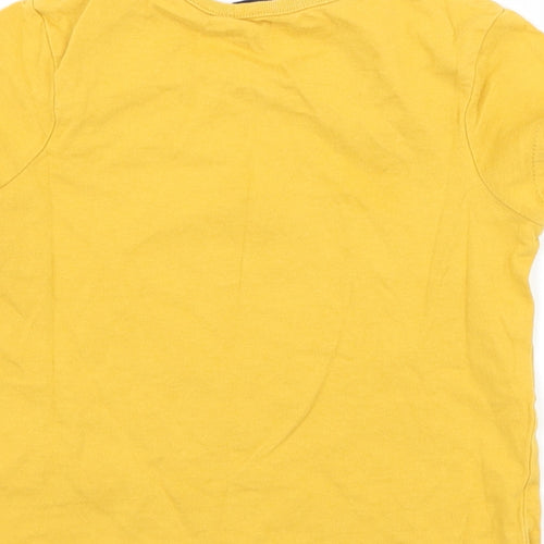 George Baby Orange   Basic T-Shirt Size 18-24 Months  - slogan