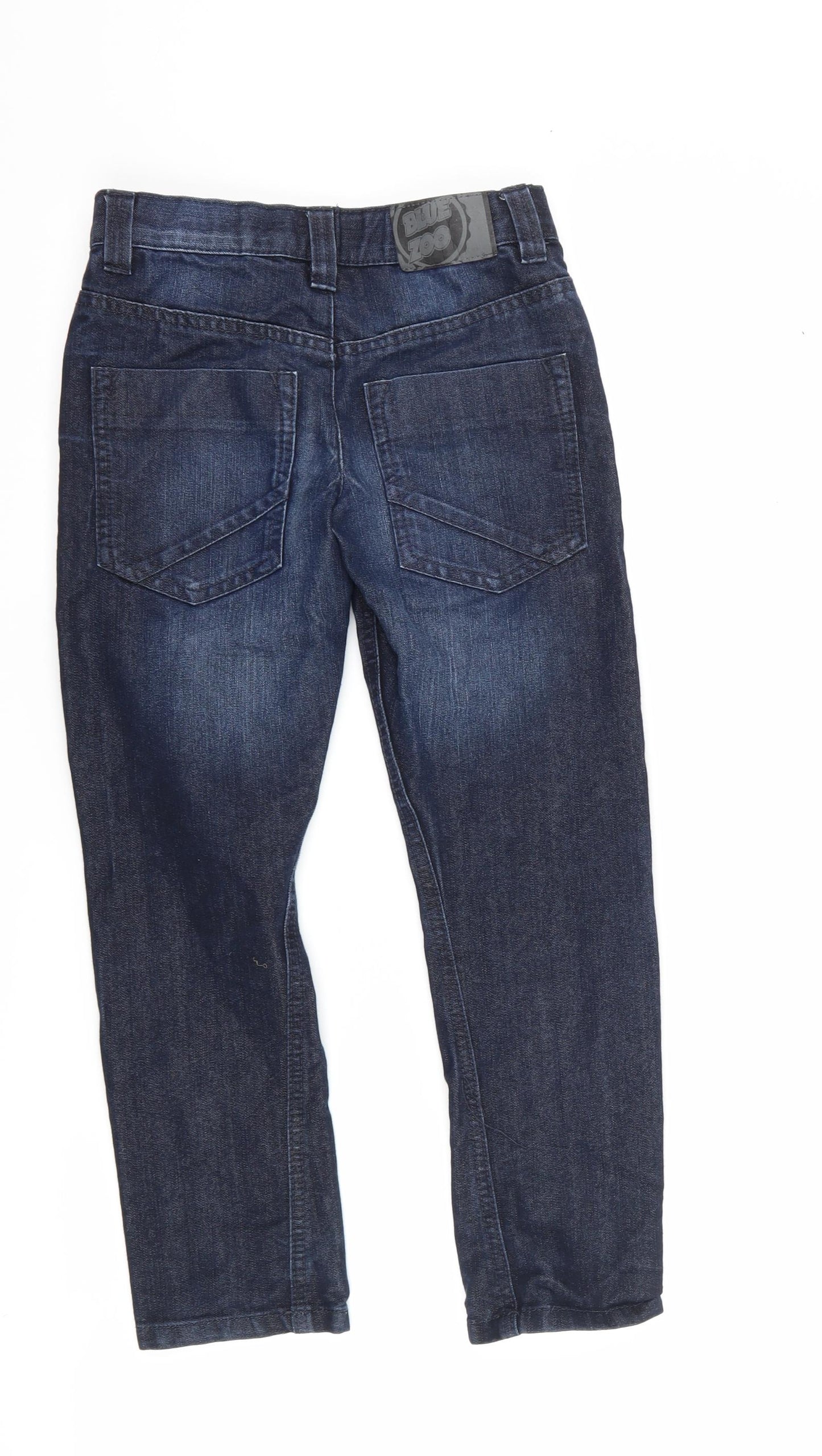 Blue Zoo Boys Blue  Denim Straight Jeans Size 8 Years