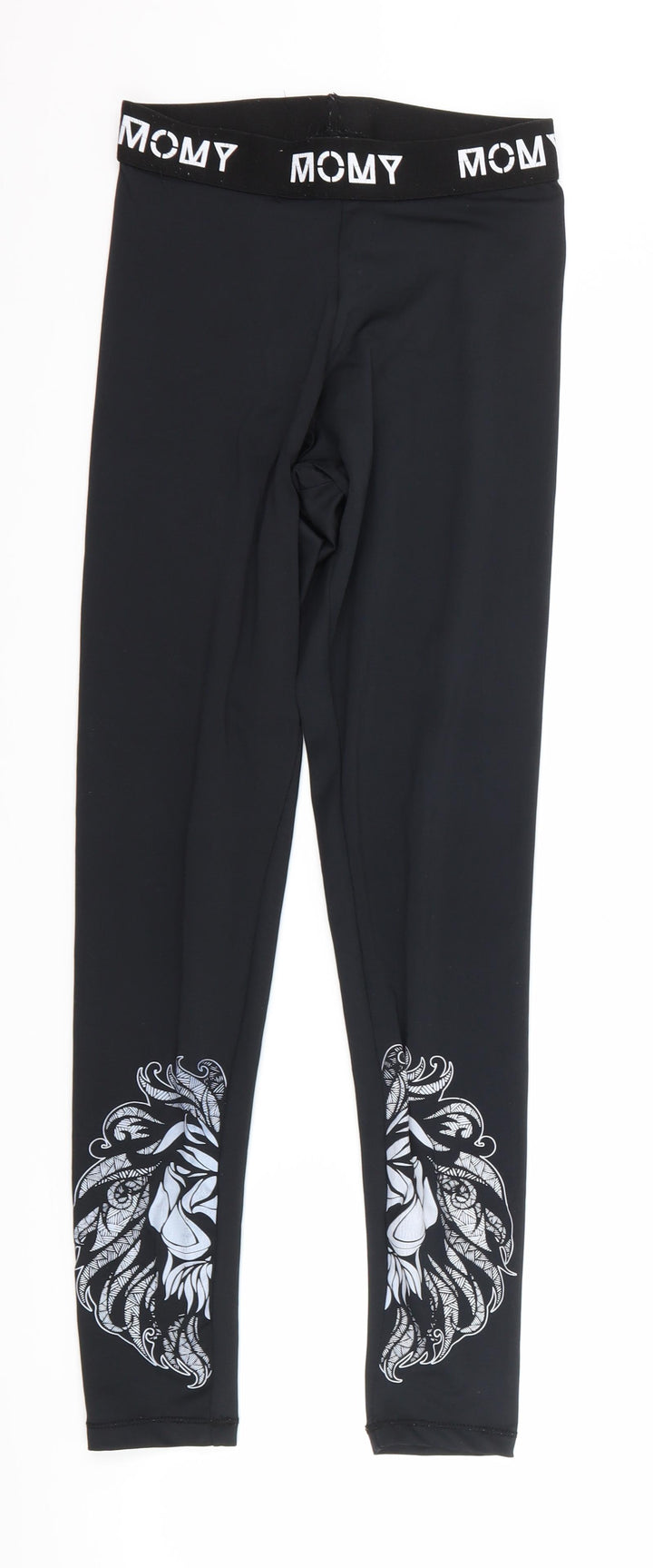 momy Womens Black   Capri Leggings Size XS L25 in