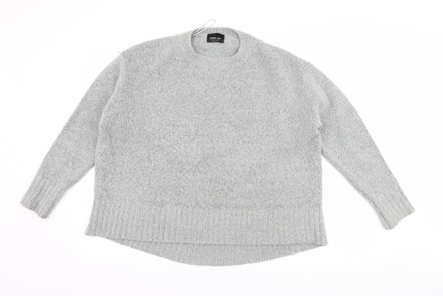 Zara Womens Grey   Pullover Jumper Size S