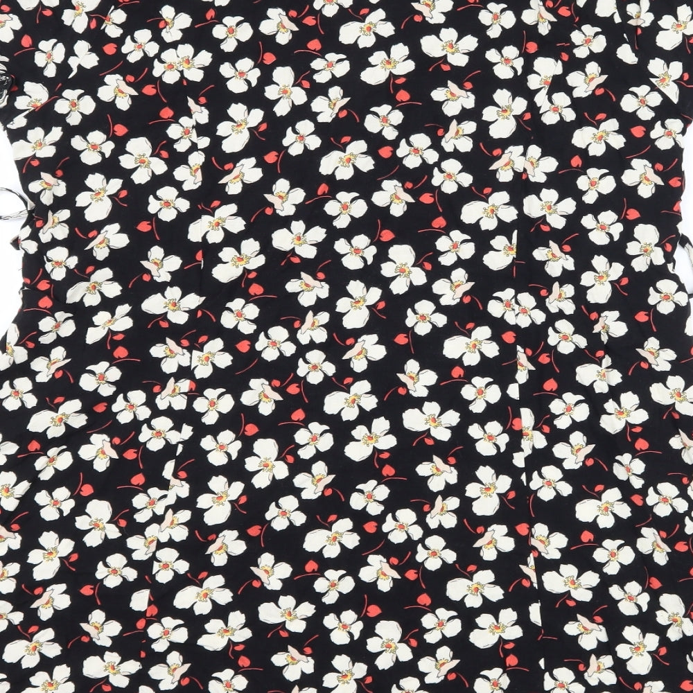 Dorothy Perkins Womens Black Floral  Shift  Size 18