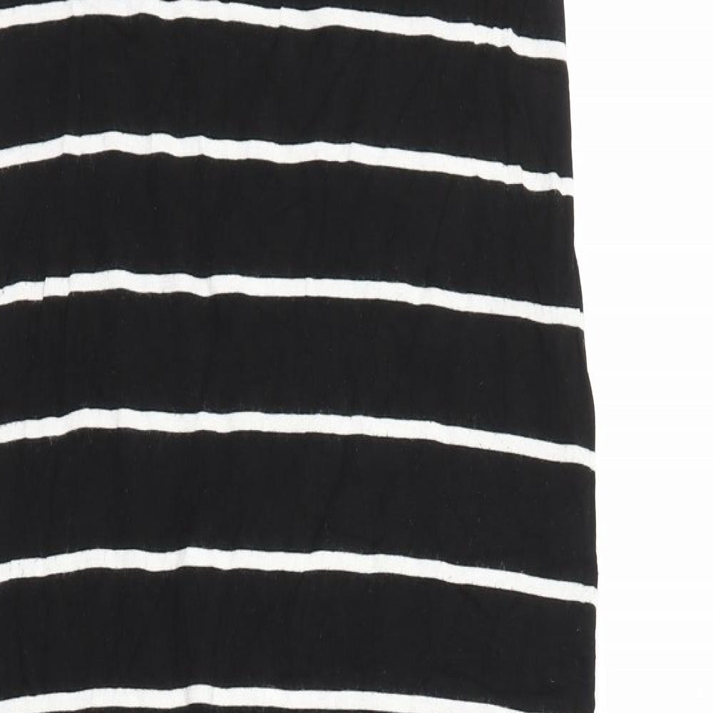 caution to the wind  Womens Black Striped  Tank Dress  Size M