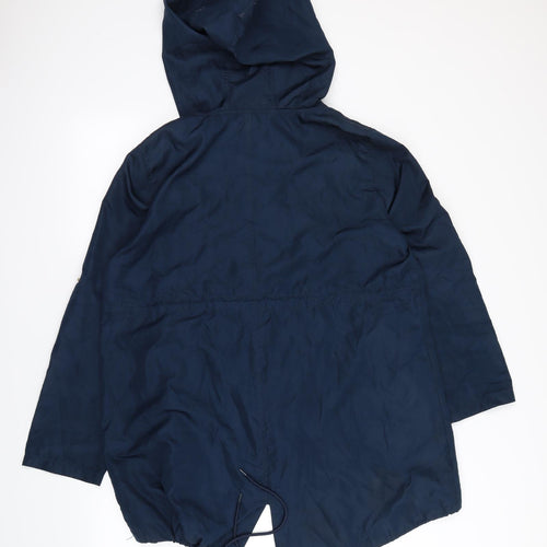 denim& co Mens Blue   Rain Coat Coat Size L