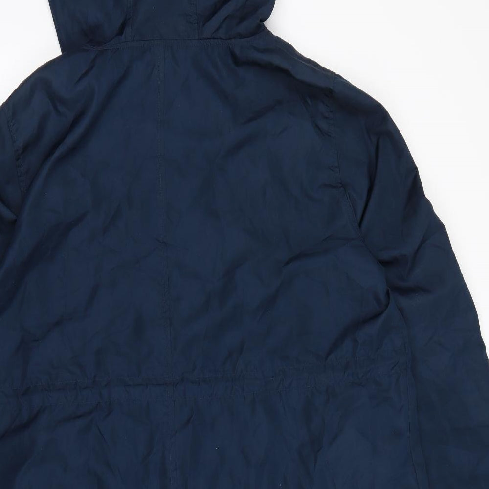 denim& co Mens Blue   Rain Coat Coat Size L