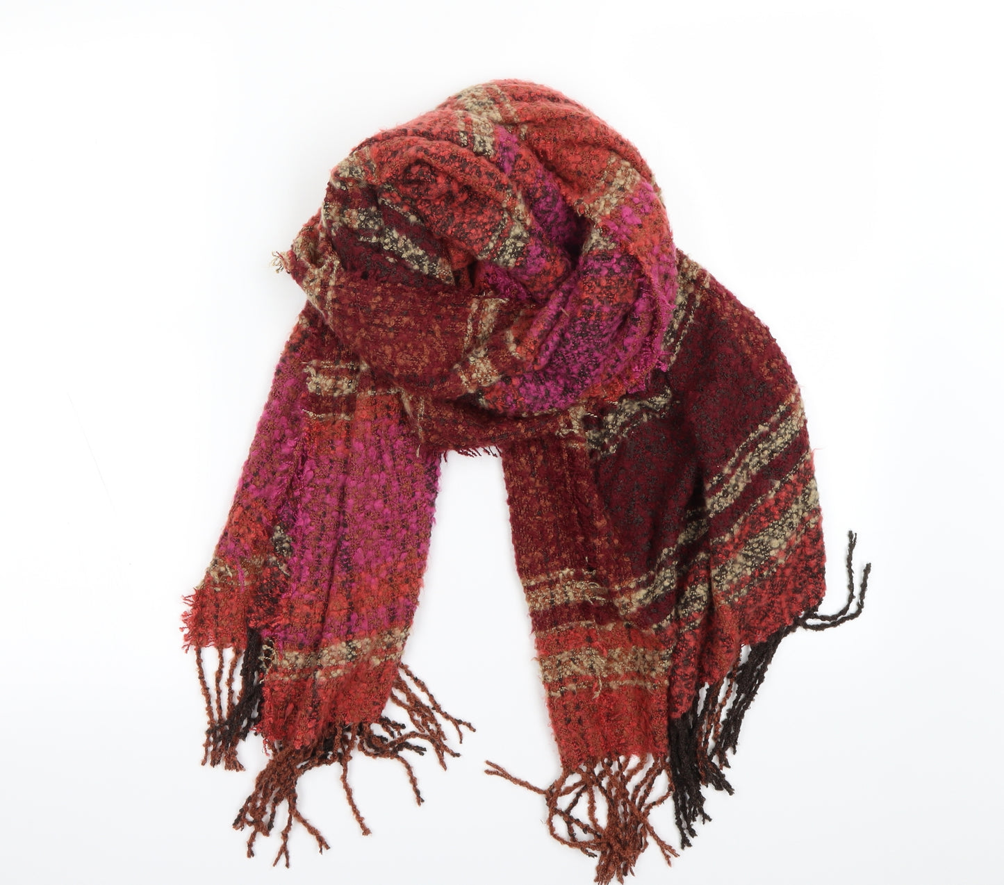 Preworn Womens Multicoloured Check   Scarf
