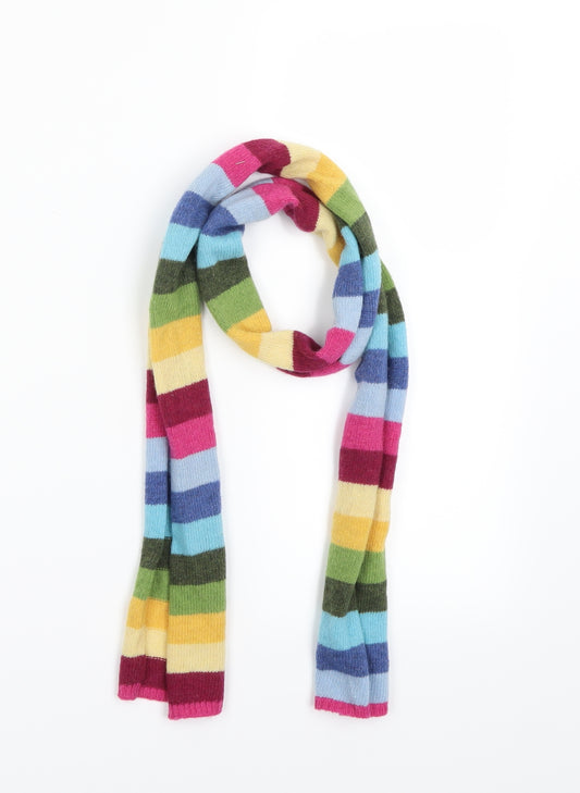 Preworn Girls Multicoloured Pinstripe  Scarf Scarves & Wraps One Size
